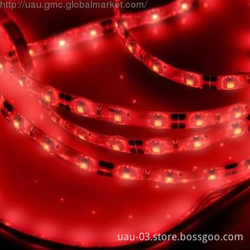 60led 4.8W DC12V High quality red 3528 led strip light